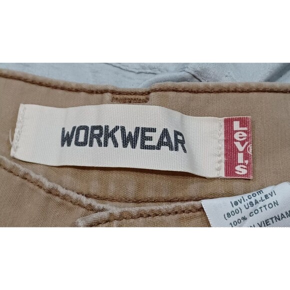 Levis Cargo Loose Straight Pants Mens 36x30 Wide Leg Skater Baggy - 7 Pockets - Picture 8 of 10